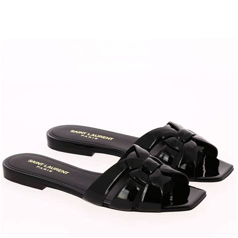 ysl women's sandals|ysl tribute sandals flat.